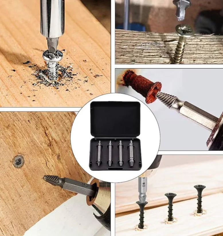 Set extractoare suruburi defecte - 5 piese